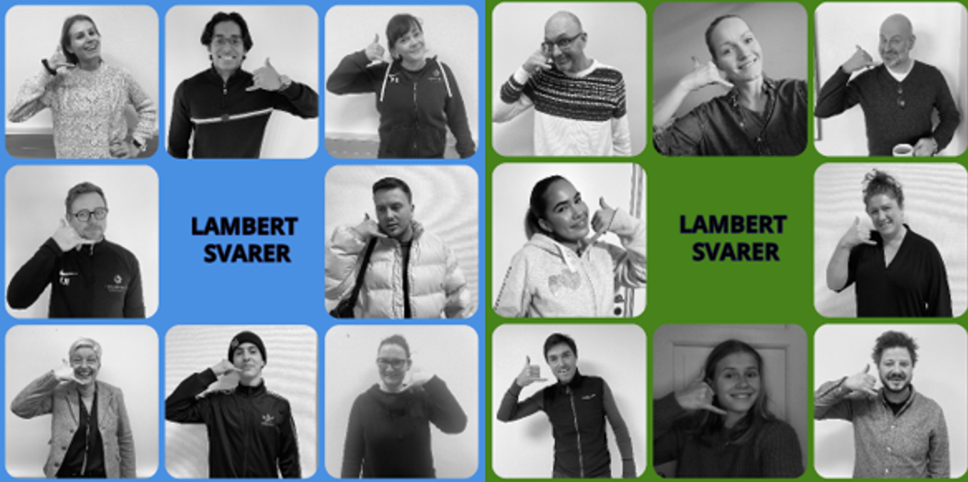 Foto: Hanne Sundelin-Sagdahl Lambert svarer forsidebilde