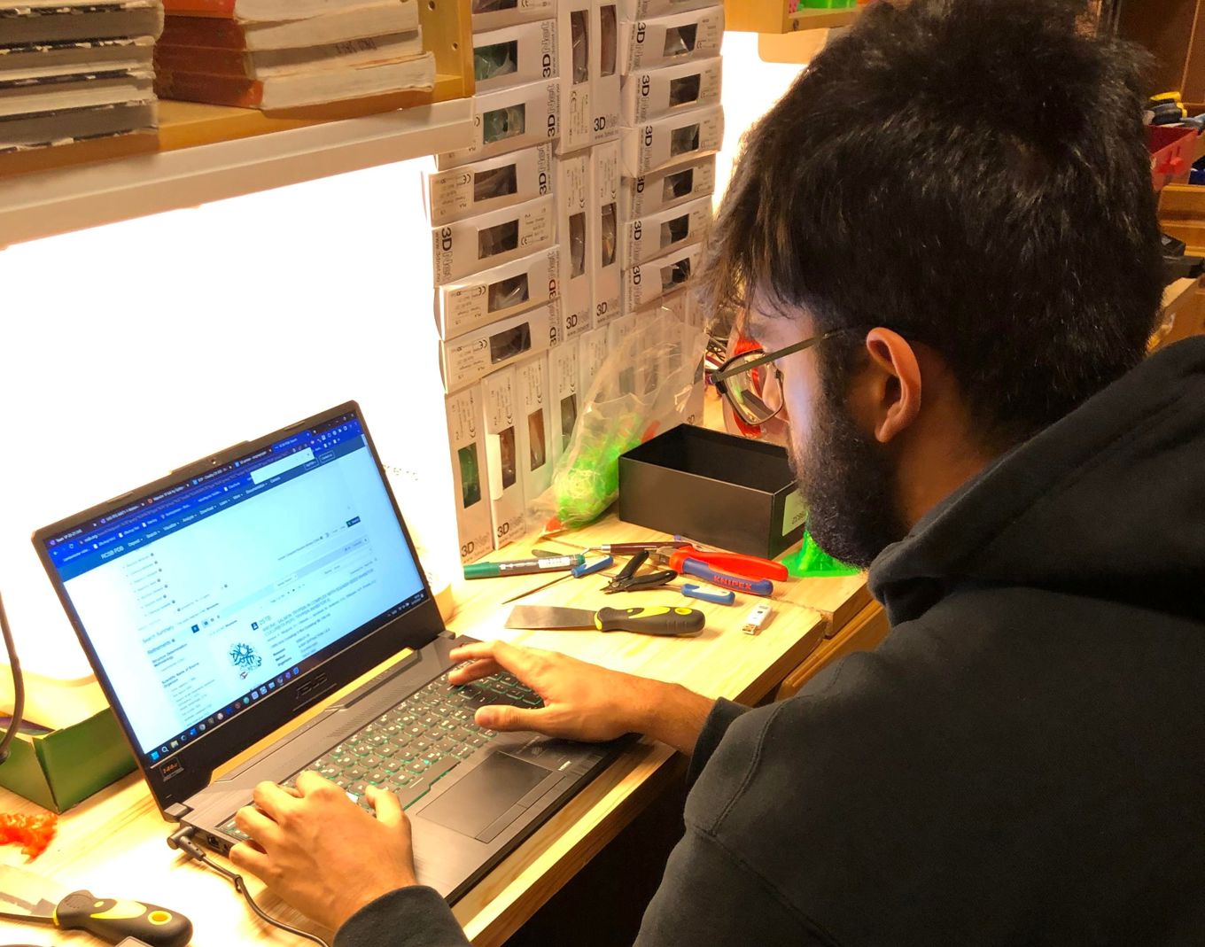 Foto: Brigitte Bergo Elev driver med 3D-printing